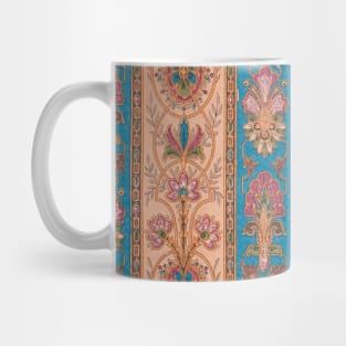 Antique Colorful Floral Print Mug